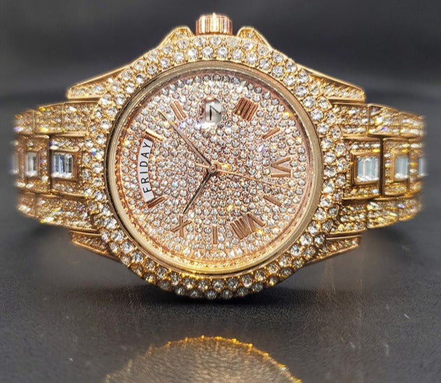 Multifunction Diamond Luxury Watches For Men