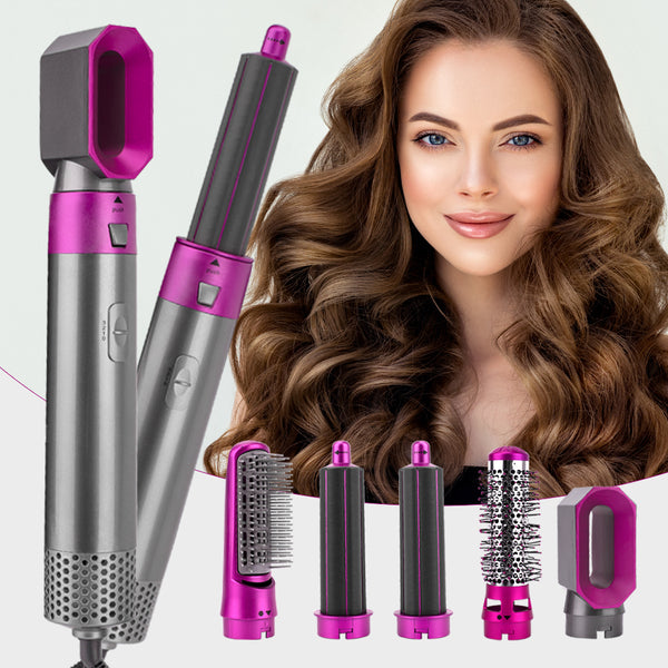 5 In 1 Hair Curler and Straightener
